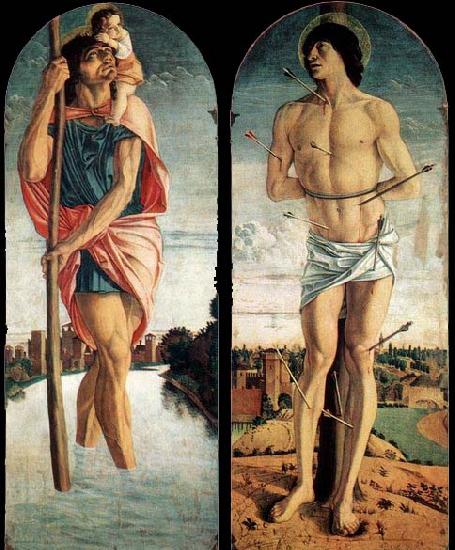 Giovanni Bellini Polyptych of S. Vincenzo Ferreri Germany oil painting art